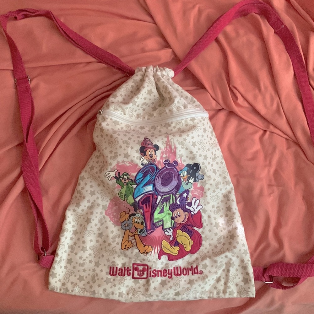 Disney World drawstring bag!